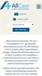 Mobile Screenshot of allcareclinical.com